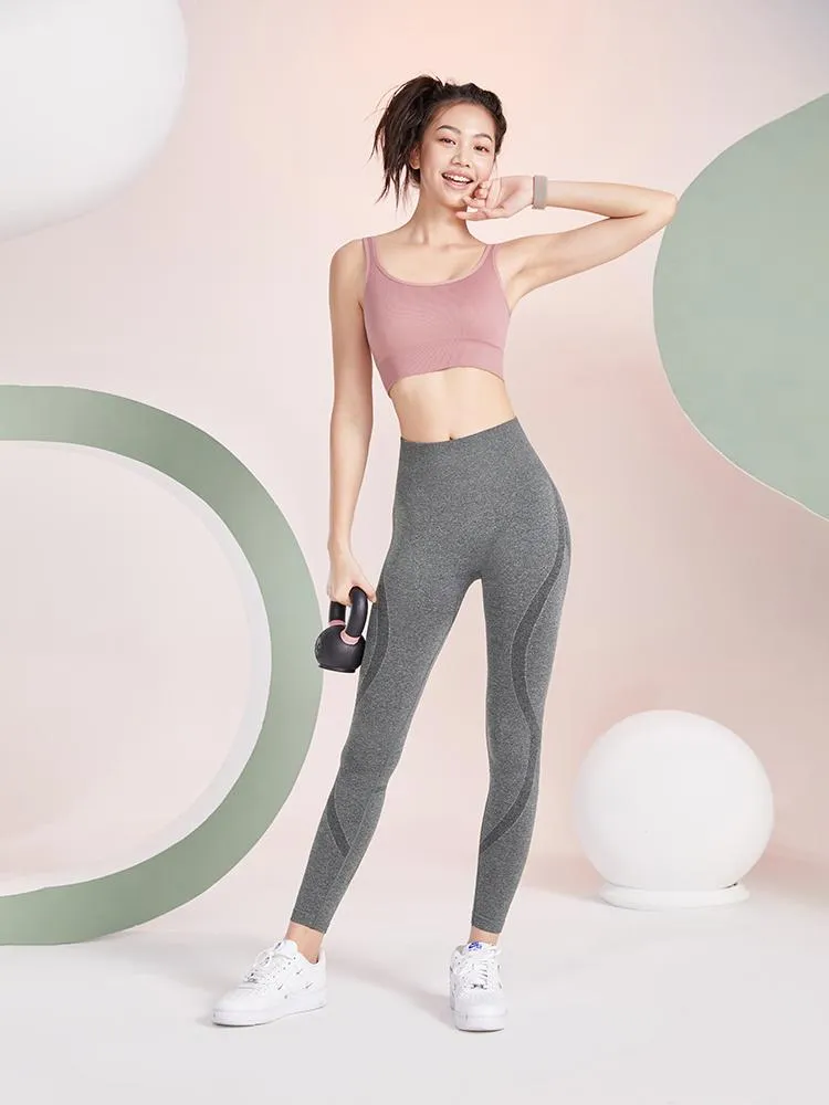 ハイウエスト パンツ レギンス シームレス ヒップアップ