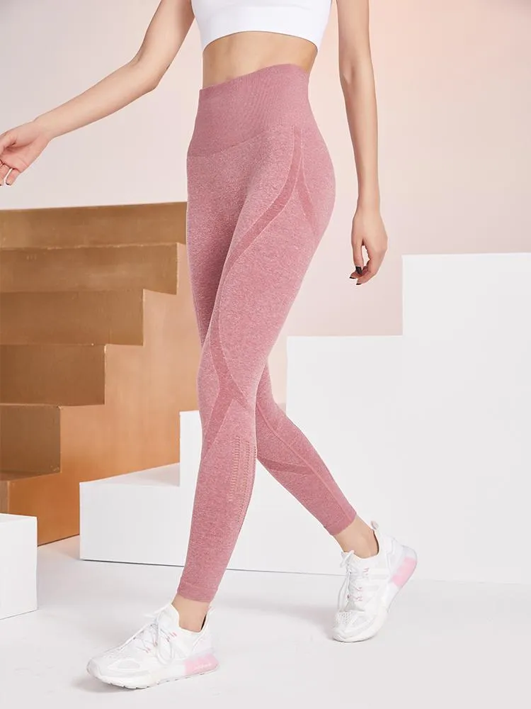 ハイウエスト パンツ レギンス シームレス ヒップアップ