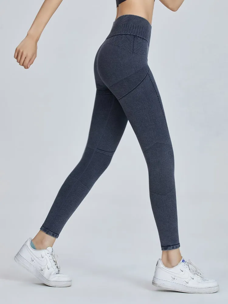 ジャカードシームレス パンツ レギンス