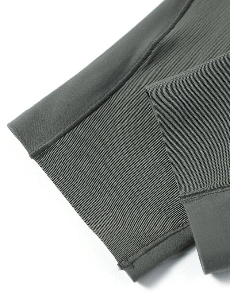 メッシュ加工付ヒップアップ パンツ レギンス