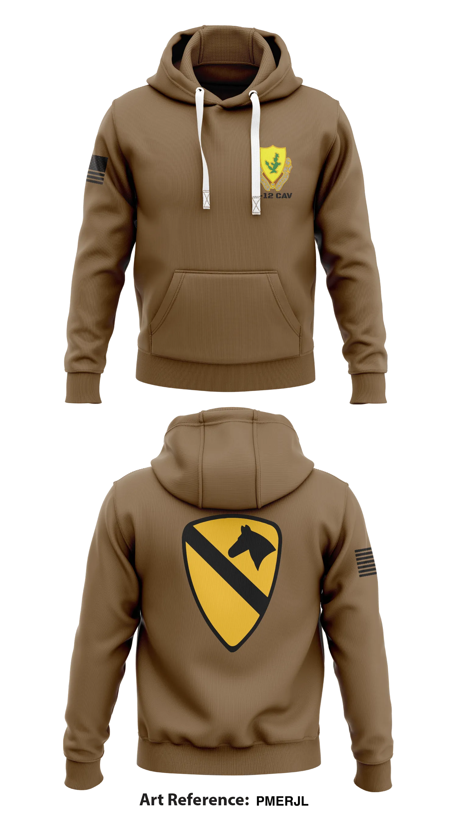 1-12 Cav Store 1  Core Men's Hooded Performance Sweatshirt - pMeRJL