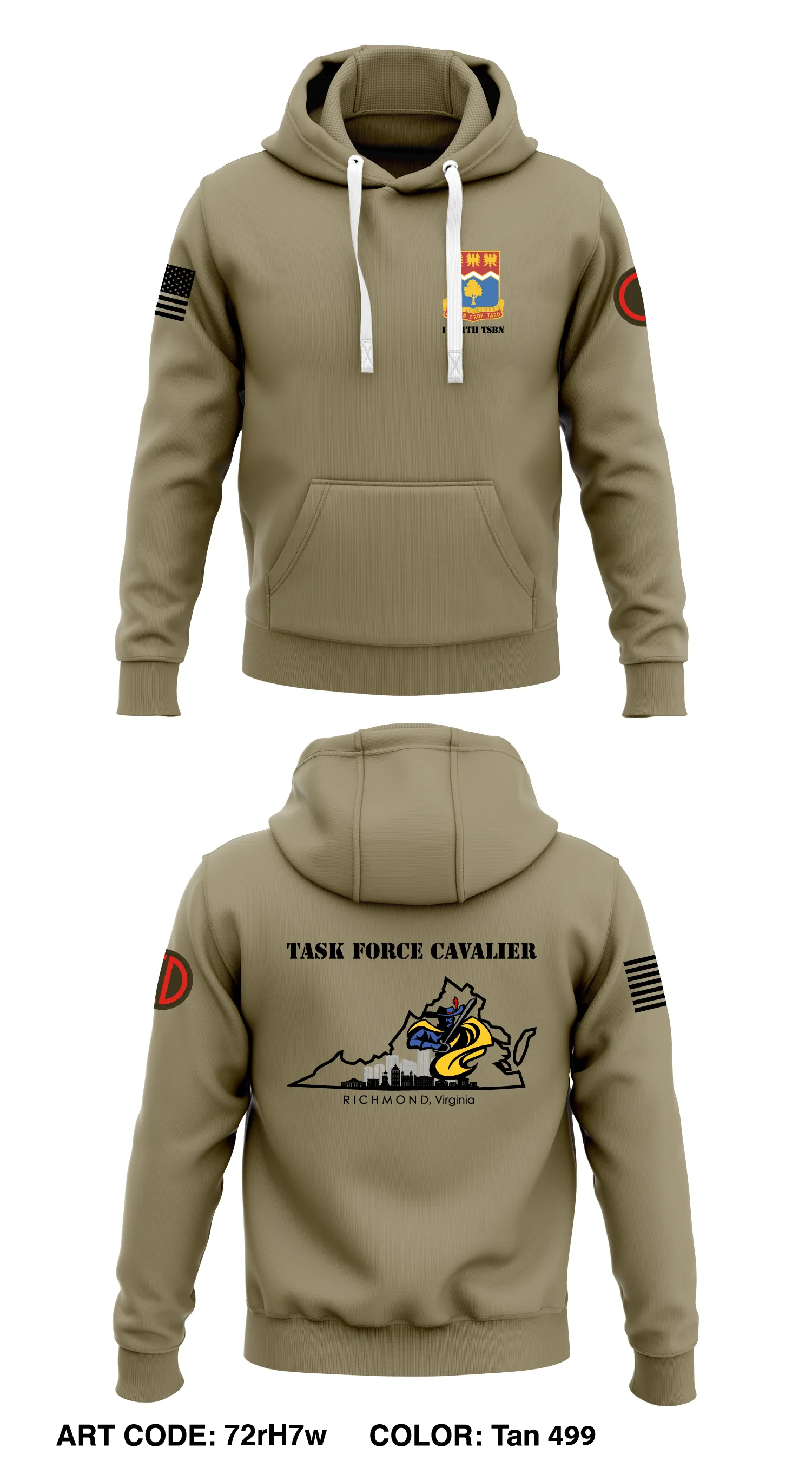 1-311th TSBn  Core Men's Hooded Performance Sweatshirt - 72rH7w
