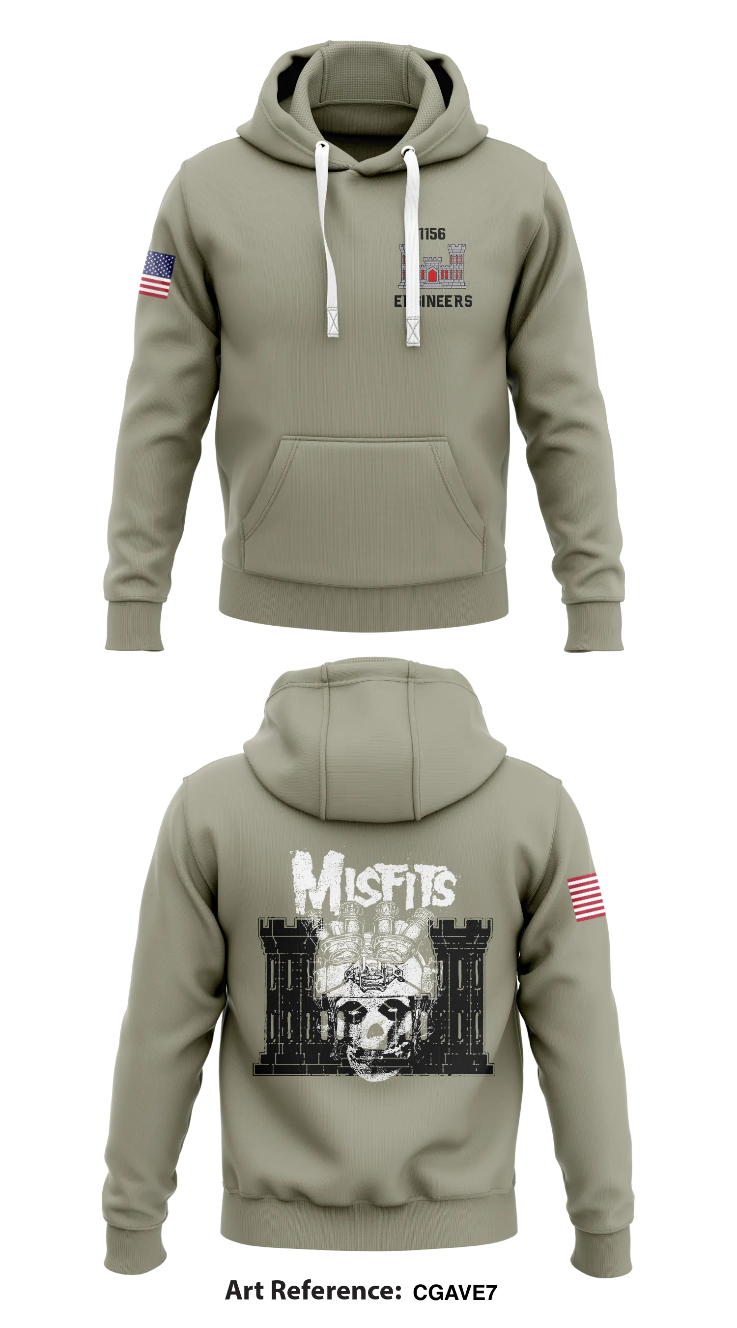 1156 Engineers Store 1  Core Men's Hooded Performance Sweatshirt - CGAVE7