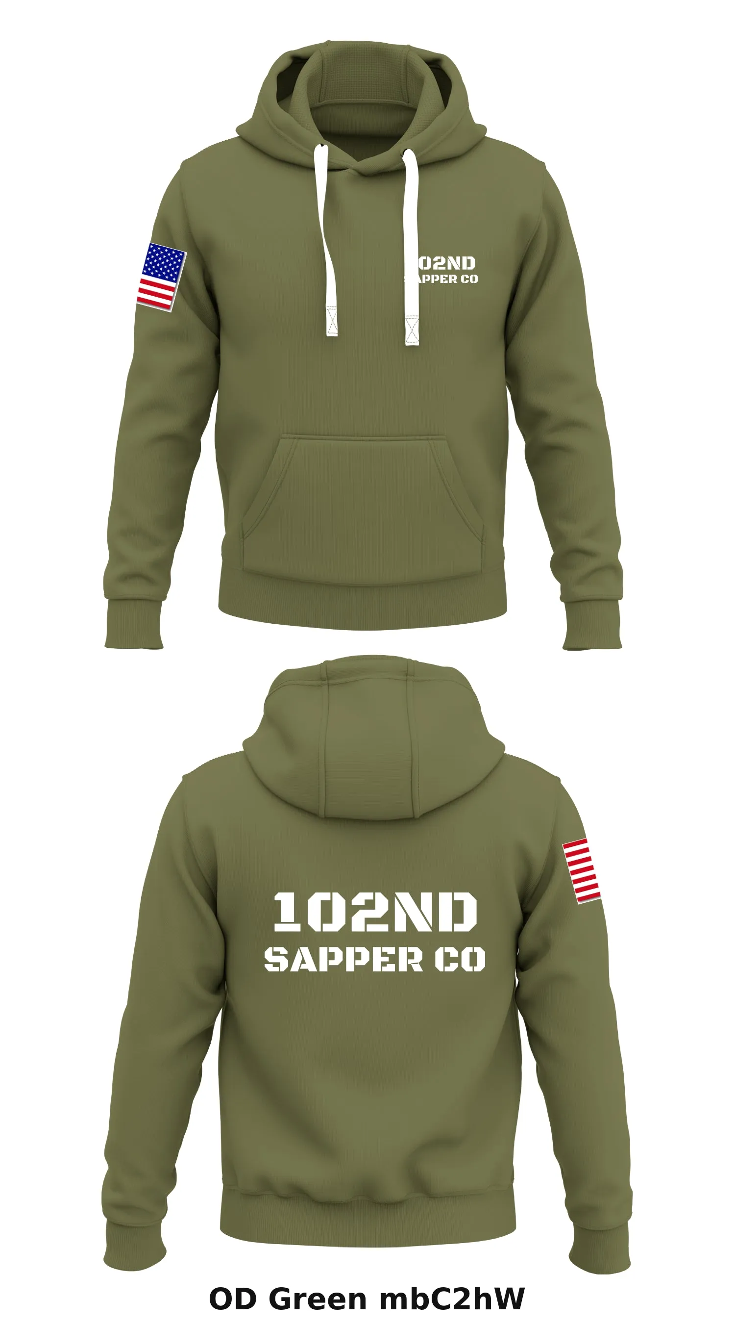 12nd Sapper Co Store 1  Core Men's Hooded Performance Sweatshirt - mbC2hW