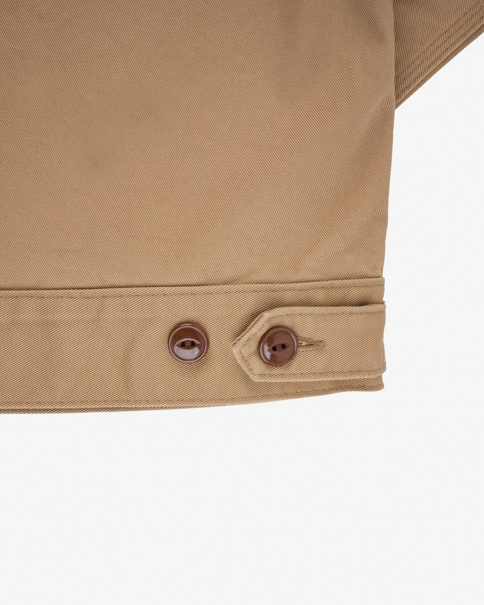 12oz Kurashikizome® Twill Work Jacket - Beige