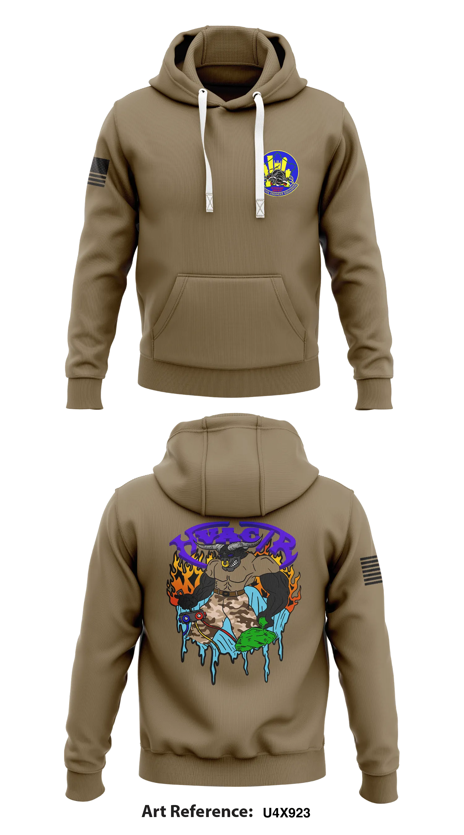171st CES Store 1  Core Men's Hooded Performance Sweatshirt - u4X923