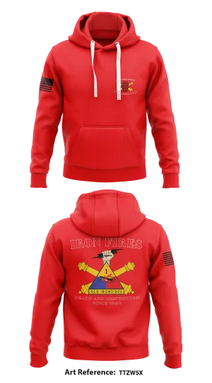 1st Armored Division Fire Support Element Store 1  Core Men's Hooded Performance Sweatshirt - TTZw5x