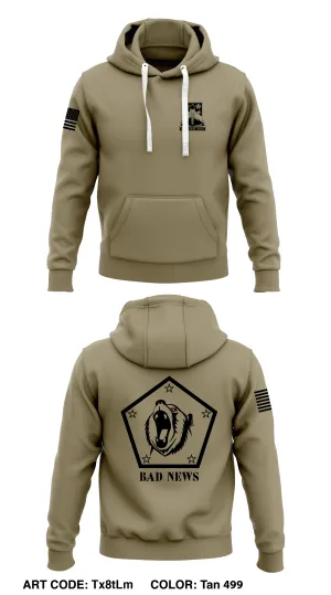1st PLT, HOC, 741MI BN, 74 MI BDE  Core Men's Hooded Performance Sweatshirt - Tx8tLm