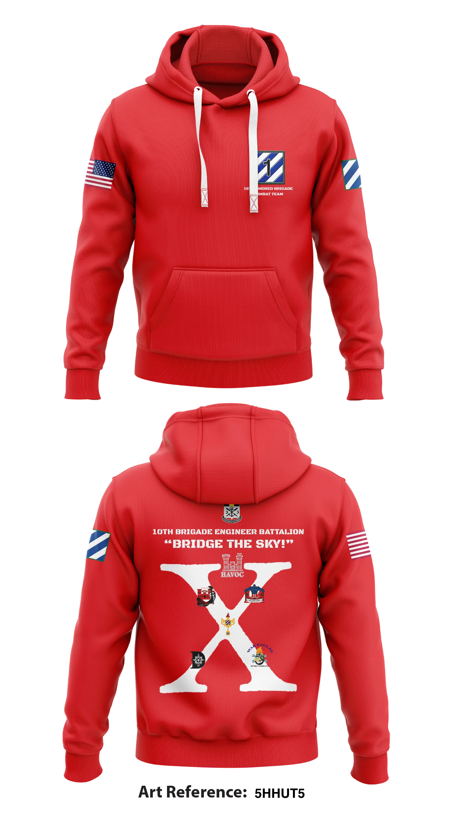 1th Brigade Engineer Battalion Store 1  Core Men's Hooded Performance Sweatshirt - 5hHUt5