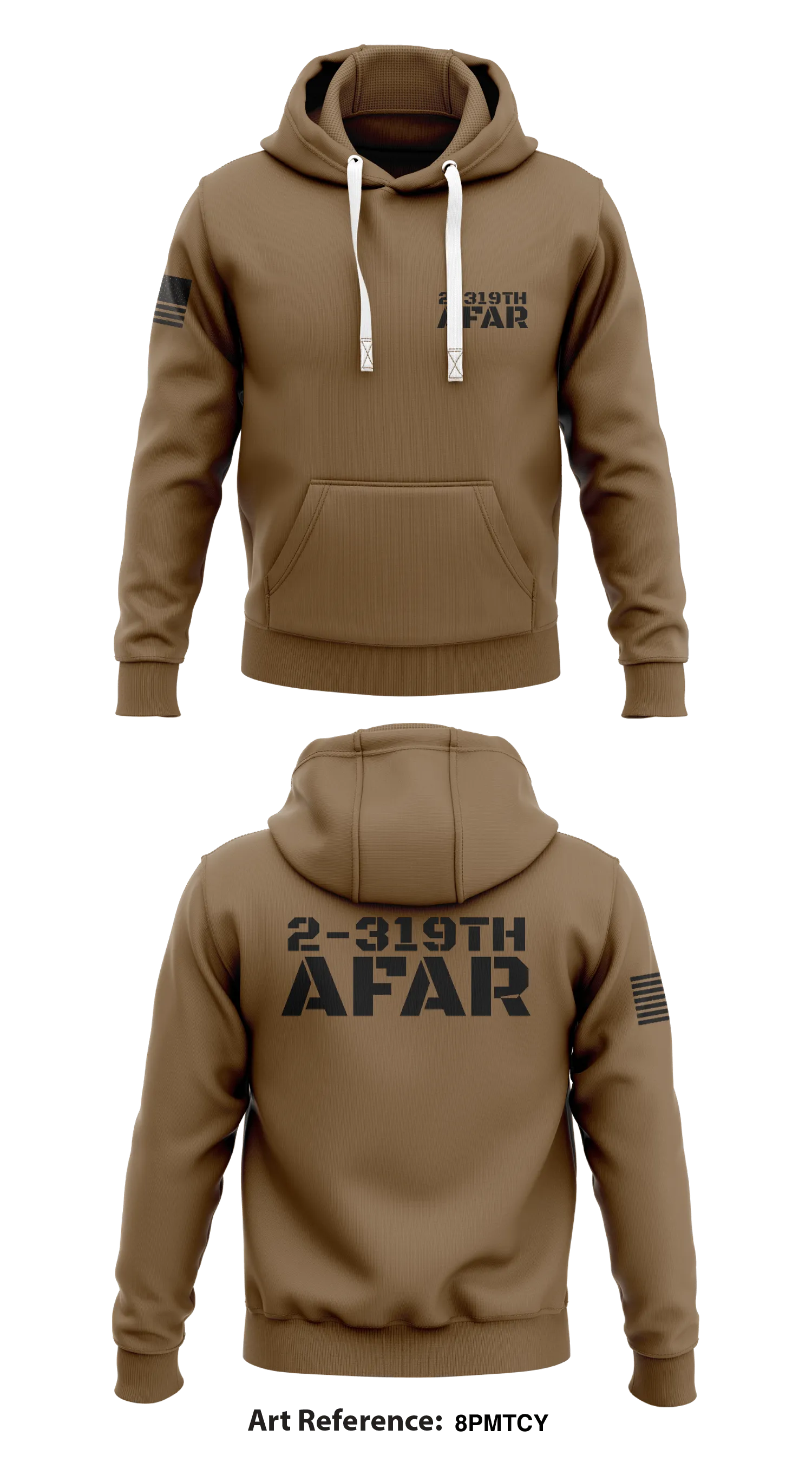 2-319th AFAR Store 1  Core Men's Hooded Performance Sweatshirt - 8PMTcY