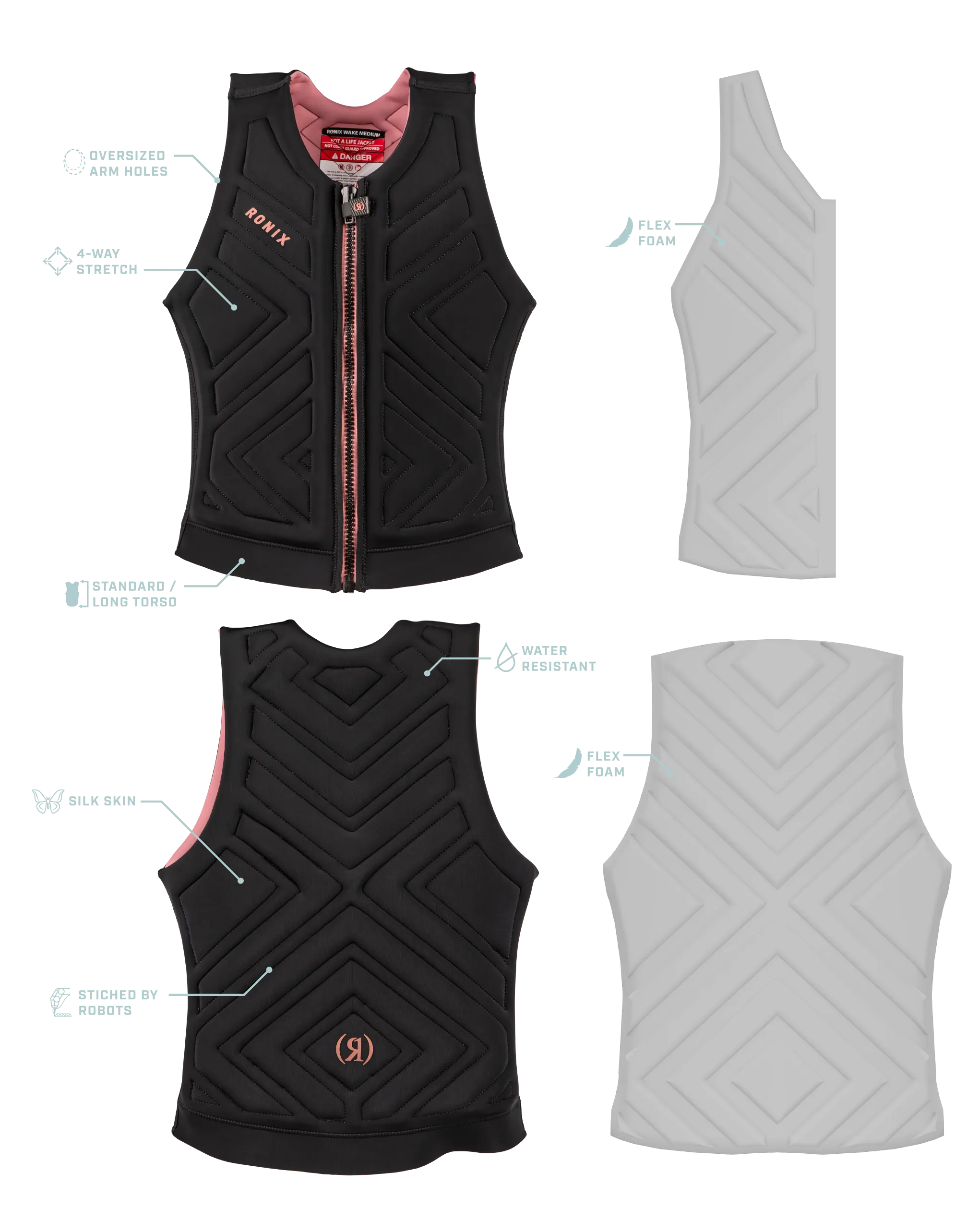 2025 Ronix Moon Stone Impact Vest (Women's)