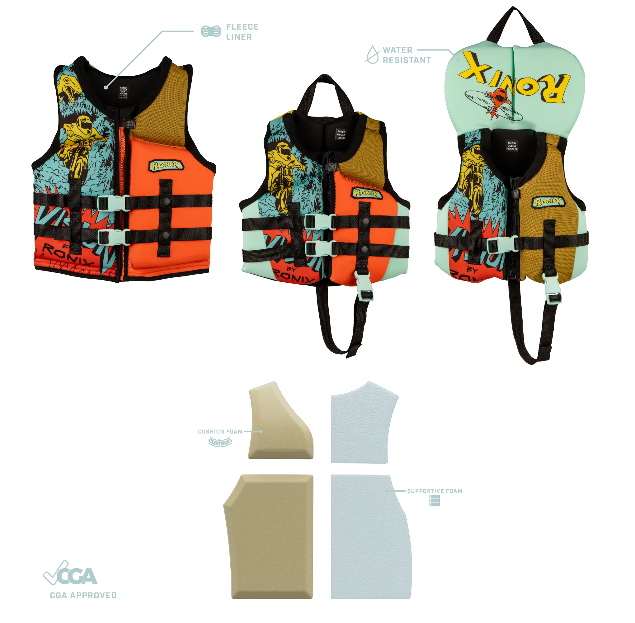 2025 Ronix Vision Child CGA Life Vest