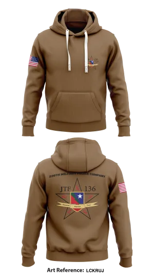 236th Military Police Company Store 1  Core Men's Hooded Performance Sweatshirt - LckRuJ