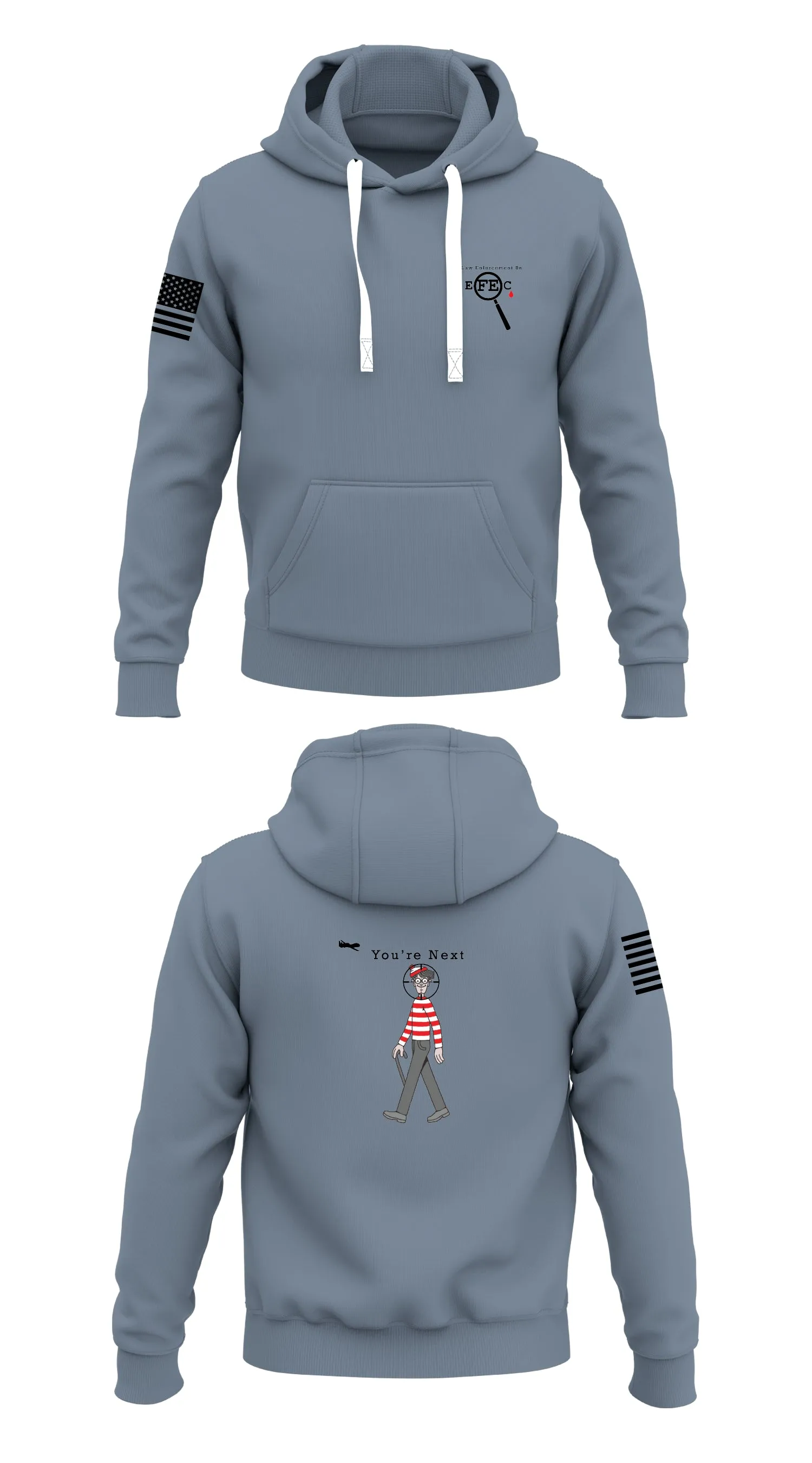 2d Law Enforcement Battalion Store 1  Core Men's Hooded Performance Sweatshirt - 48230119914