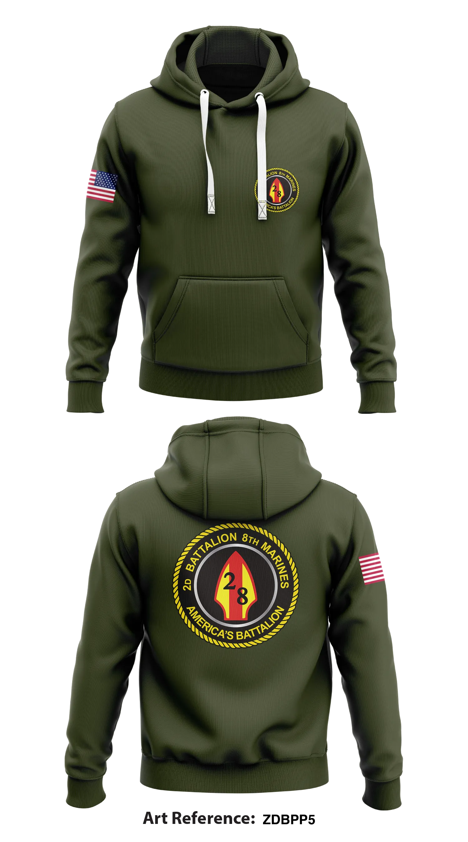 2nd battalion 8th marines Store 1 Core Men's Hooded Performance Sweatshirt - zDbpP5