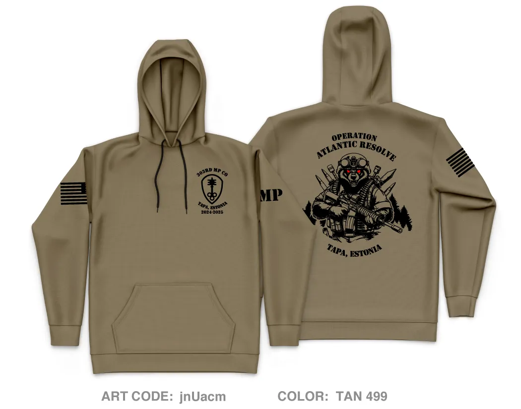 303RD MP CO Core Men's Hooded Performance Sweatshirt - jnUacm