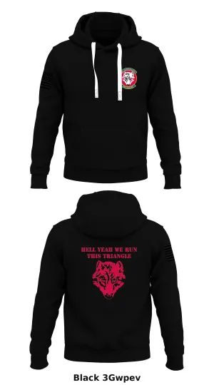 336th red wolves Store 1  Core Men's Hooded Performance Sweatshirt - 3Gwpev
