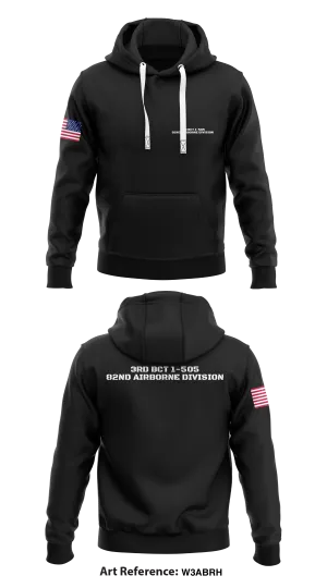 3rd bct 1-55 82nd airborne division  Store 1  Core Men's Hooded Performance Sweatshirt - w3abrh