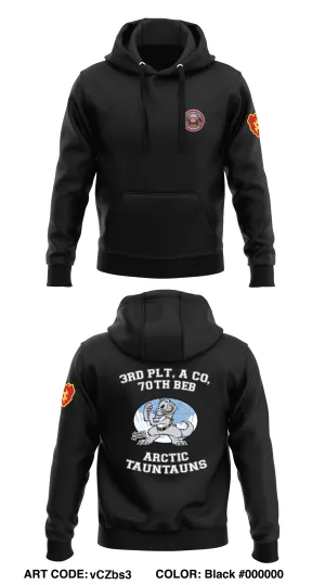 3rd PLT A Co 7th BEB Store 1  Core Men's Hooded Performance Sweatshirt - vCZbs3