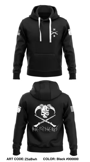 3rd PLT B Co 2nd BN 14th IN Store 1  Core Men's Hooded Performance Sweatshirt - Z5aBwh