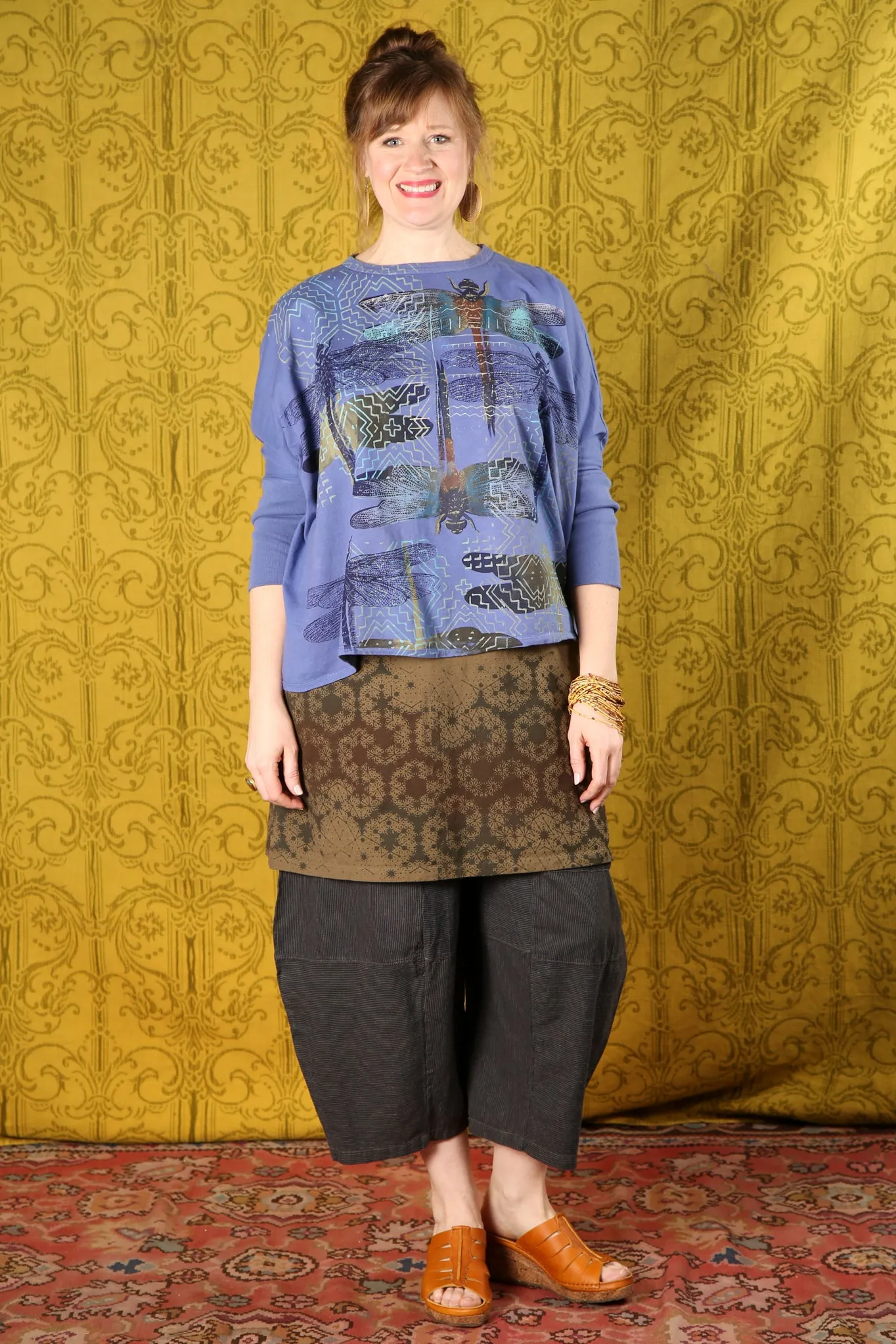 4169 Layer Skirt Volcanic-TO OVERDYE