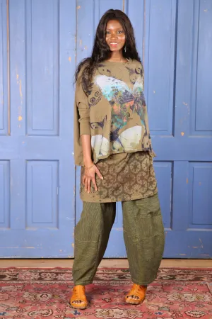 4169 Layer Skirt Volcanic-TO OVERDYE