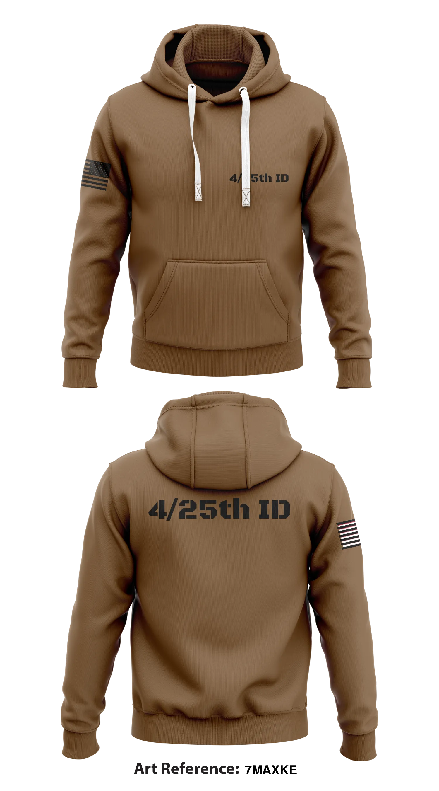 4/25th ID Store 1  Core Men's Hooded Performance Sweatshirt - 7maXKE
