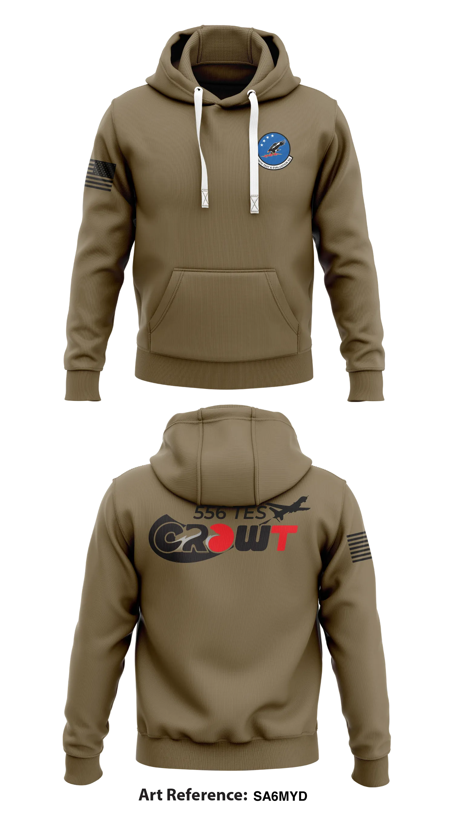 556 Test & Evaluation Squadron Store 1  Core Men's Hooded Performance Sweatshirt - SA6mYd