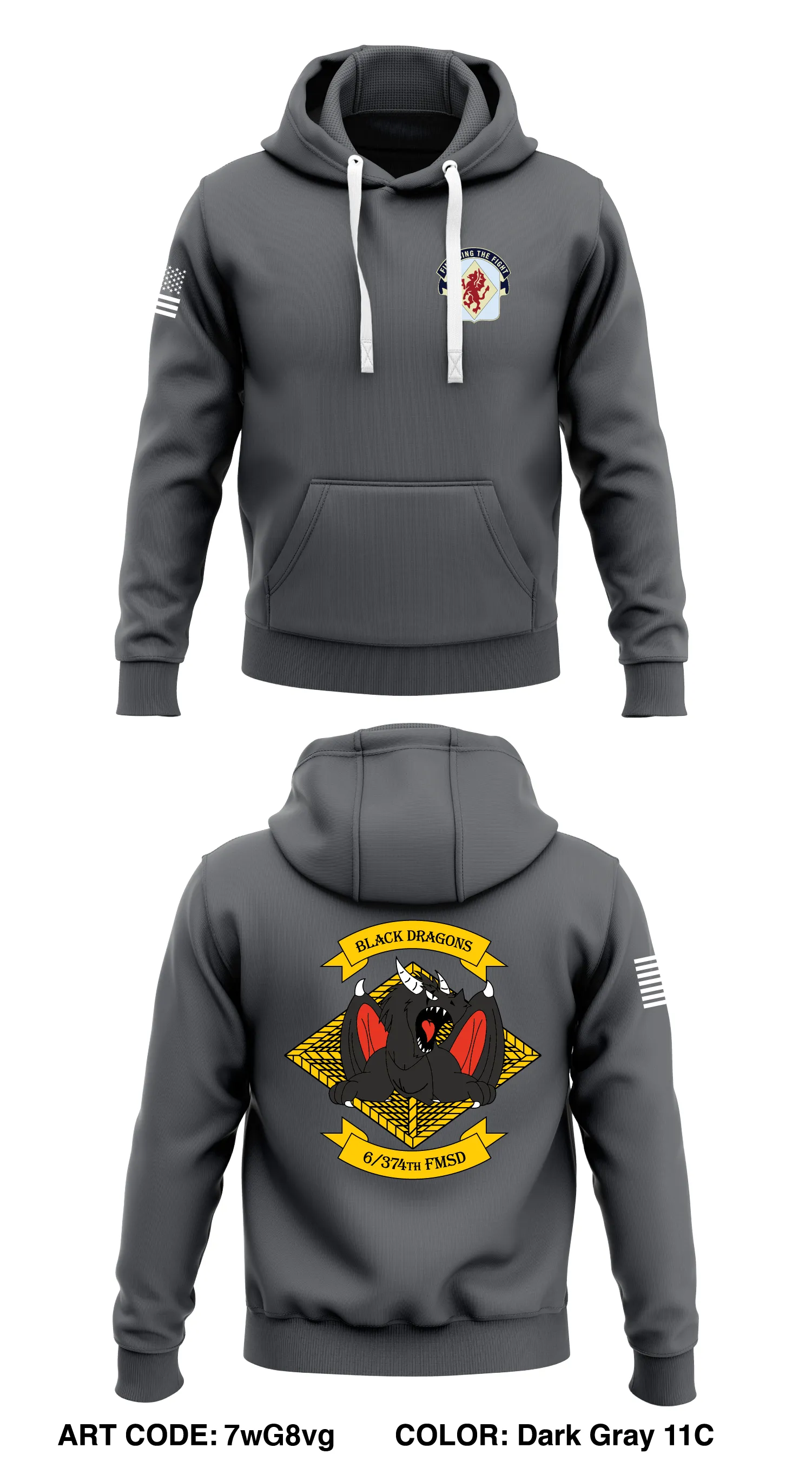 6/374 FMSD  Core Men's Hooded Performance Sweatshirt - 7wG8vg