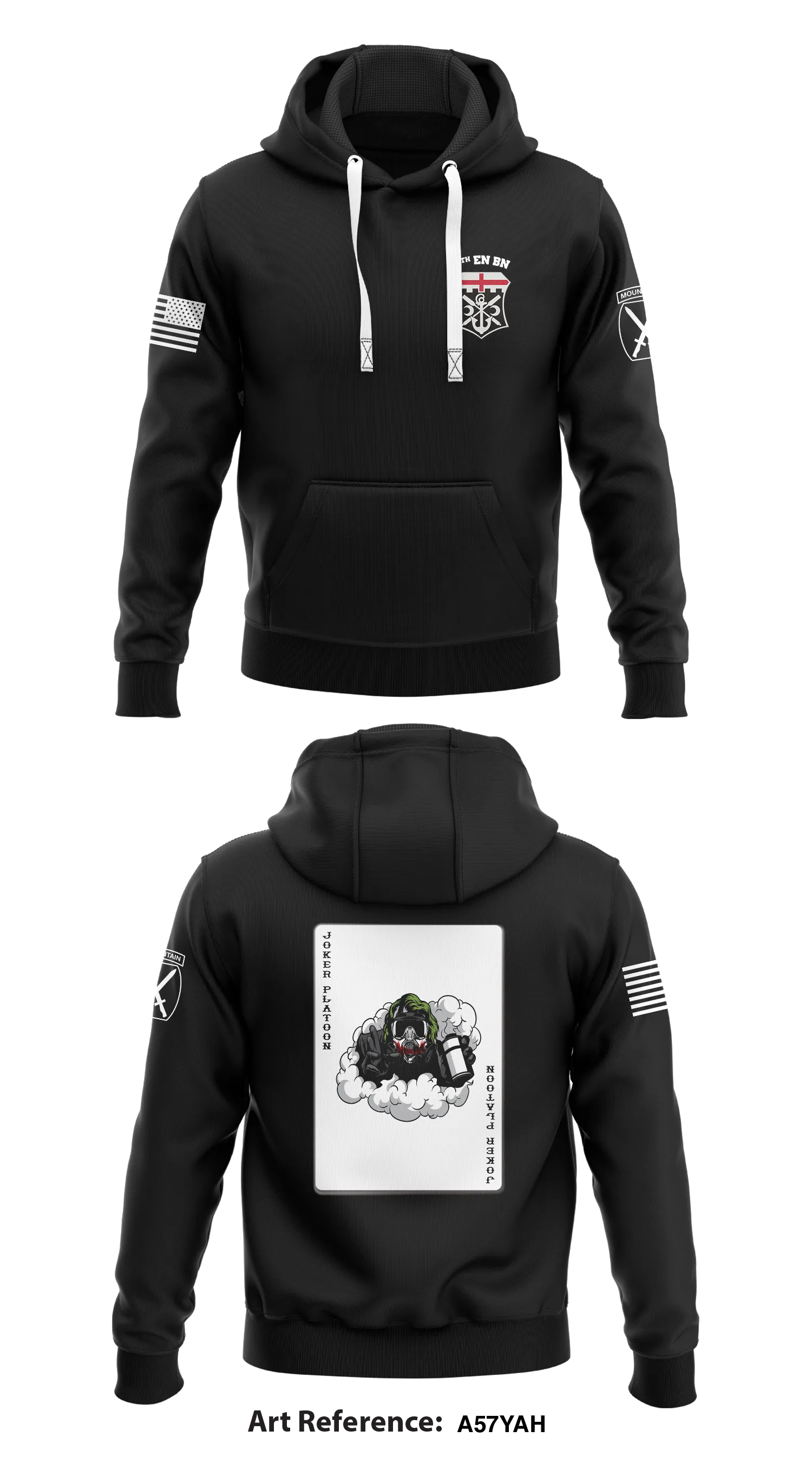 7th engineer battalion  Core Men's Hooded Performance Sweatshirt - a57yaH