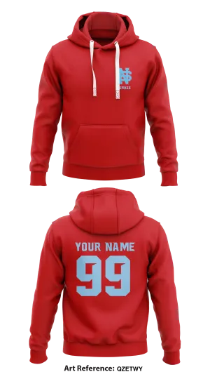 9 Spikes Store 1  Core Men's Hooded Performance Sweatshirt - Qzetwy