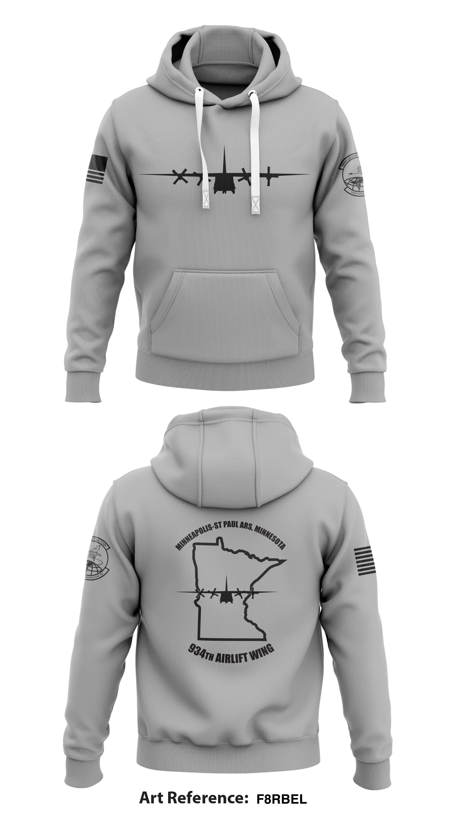 934th AES  Core Men's Hooded Performance Sweatshirt - F8rBEL