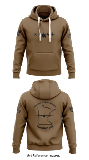 934th AES  Core Men's Hooded Performance Sweatshirt - rZ0p5L