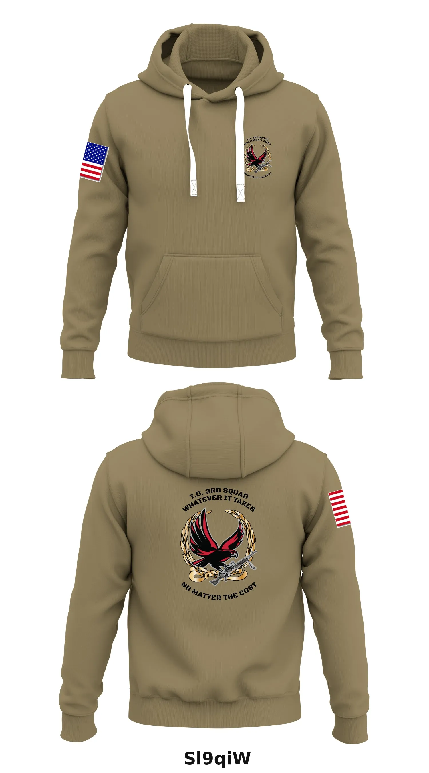 952nd QM T.O. 3rd Squad  Store 1  Core Men's Hooded Performance Sweatshirt - Sl9qiW
