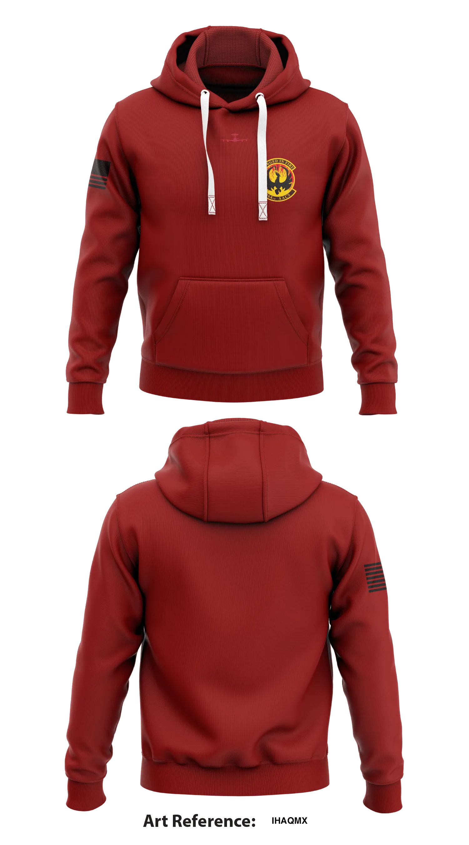964th AACS Store 1  Core Men's Hooded Performance Sweatshirt - ihAQmx