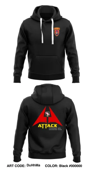 A Co 2/54 SFAB IN Store 1  Core Men's Hooded Performance Sweatshirt - DuHhMa
