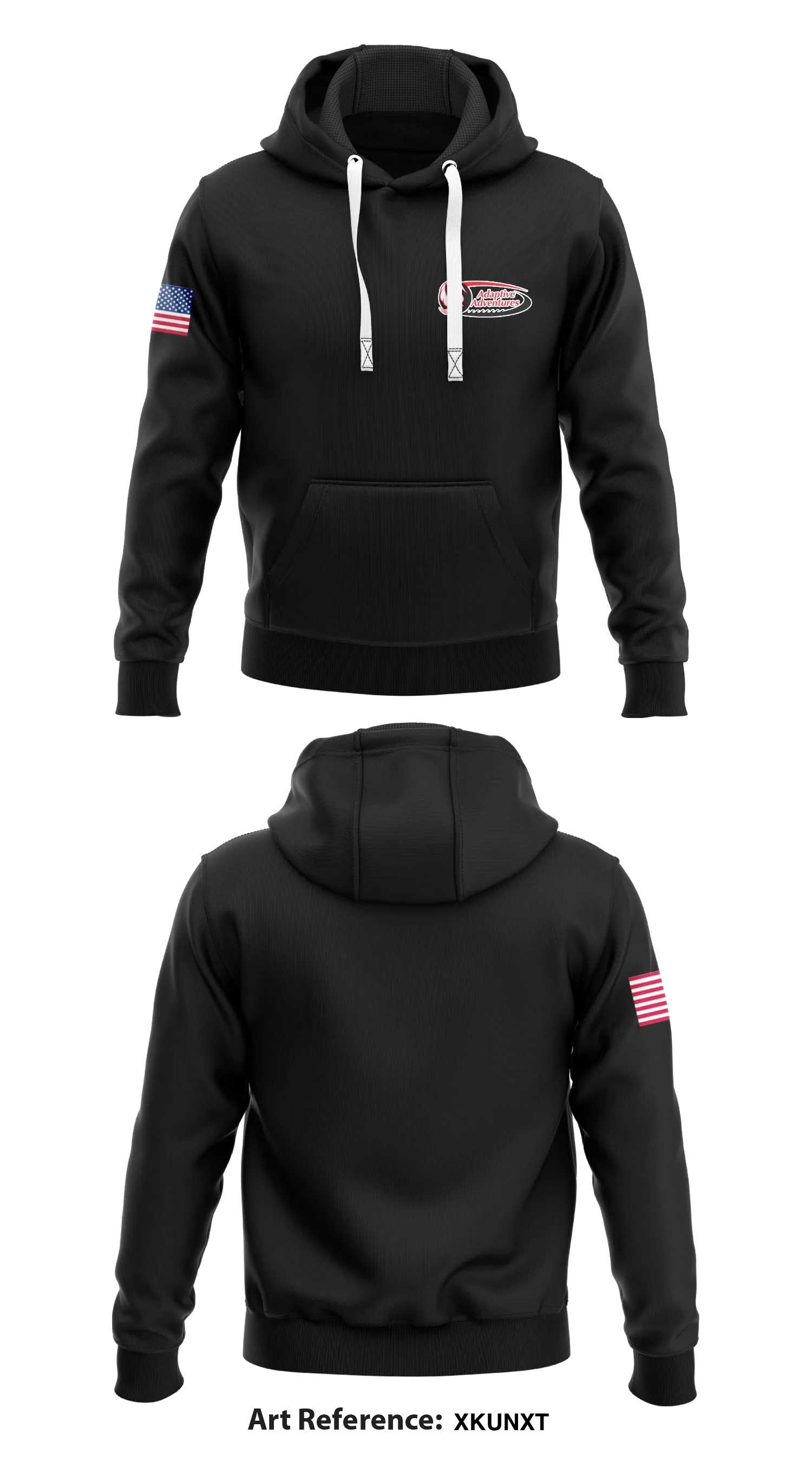 Adaptive Adventures  Core Men's Hooded Performance Sweatshirt - XKunXT