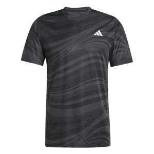 ADIDAS Mens Club Graphic Badminton T-Shirt - Black