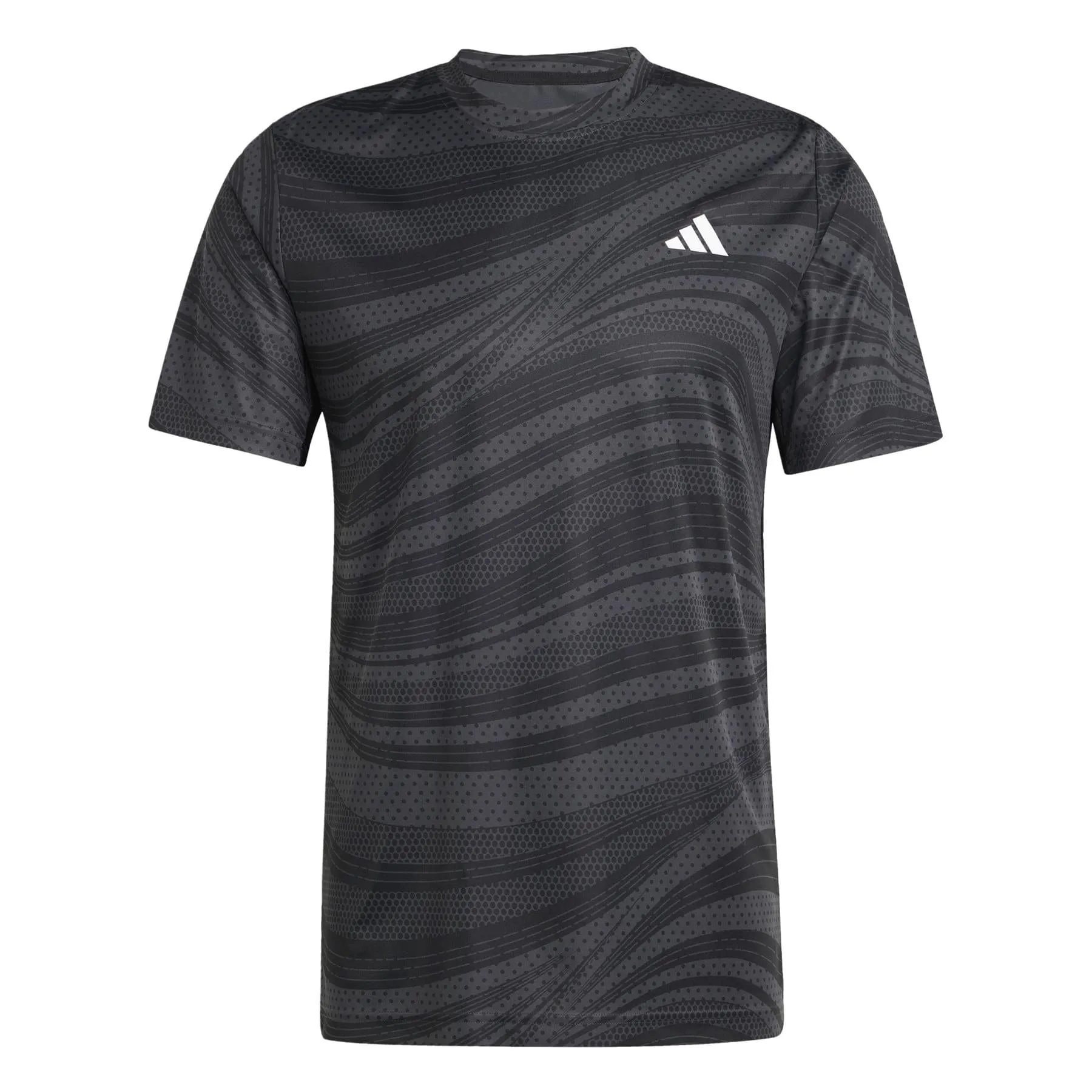 ADIDAS Mens Club Graphic Badminton T-Shirt - Black