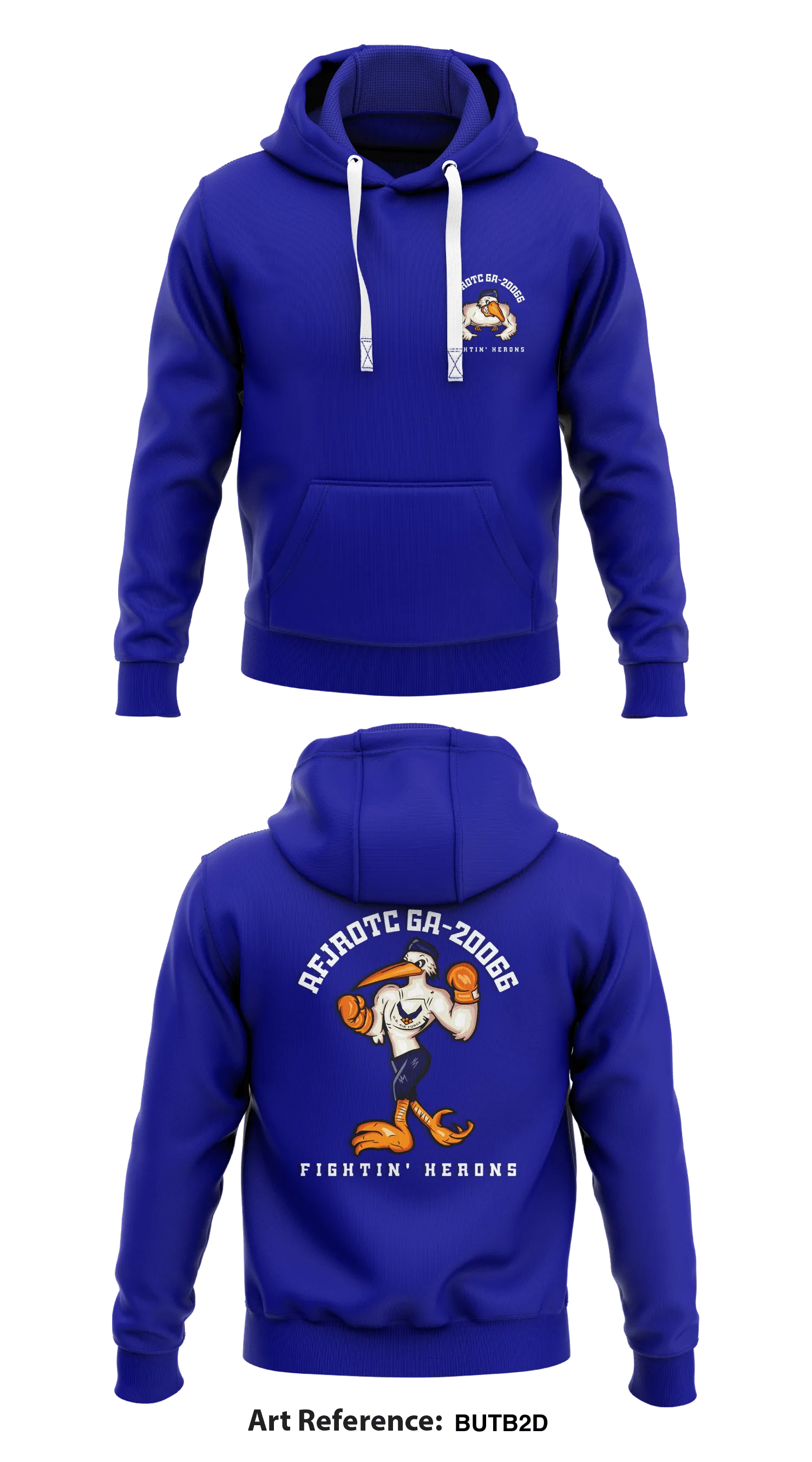 AFJROTC GA-266 Store 1  Core Men's Hooded Performance Sweatshirt - Butb2D