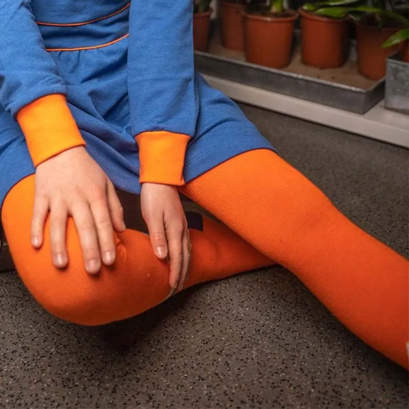 Alba Of Denmark Karla Tights - Dragon Fire Orange - FINAL SALE