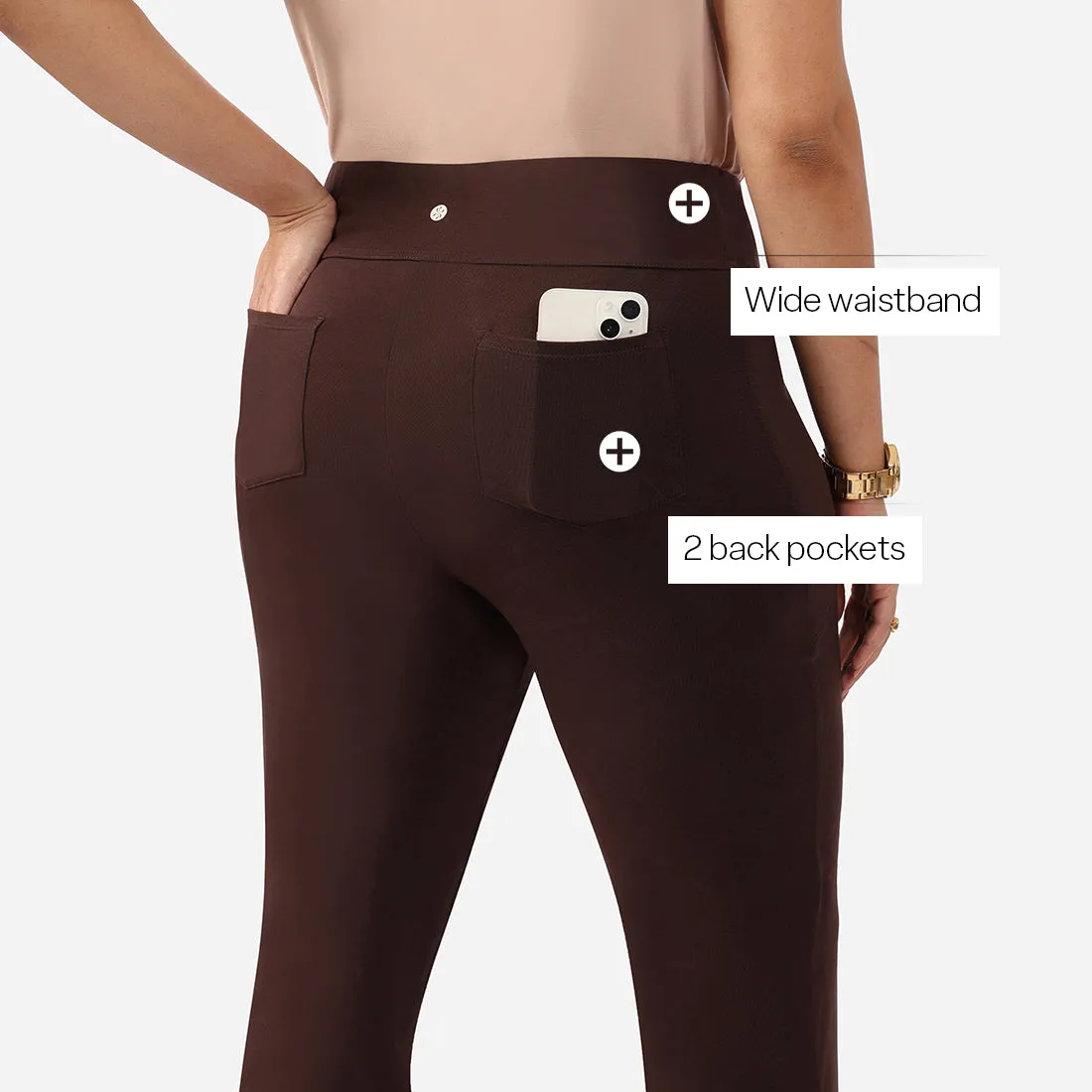 AM:PM Cotton Flare Pants Tall