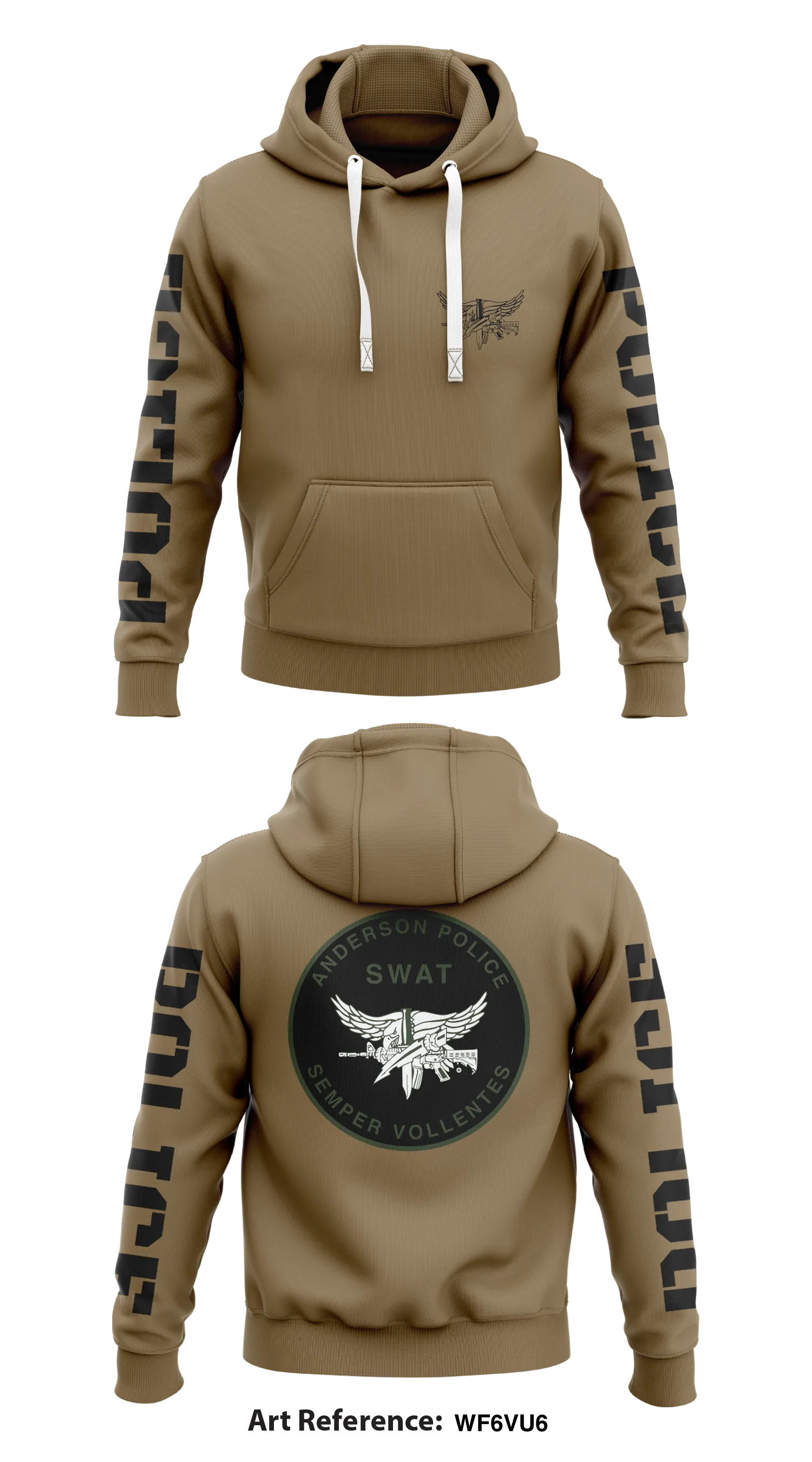 Anderson City SWAT Store 1  Core Men's Hooded Performance Sweatshirt - wF6vU6