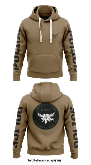 Anderson City SWAT Store 1  Core Men's Hooded Performance Sweatshirt - wF6vU6