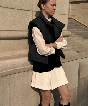 Anell Golf Clea Tuck Skirt - White