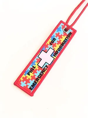 Autism Identifier Tact-Med Emergency Card
