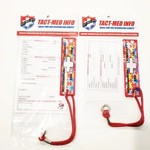 Autism Identifier Tact-Med Emergency Card