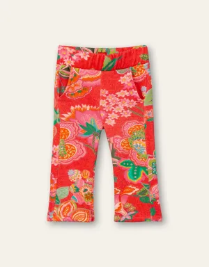 AW21 Oilily Girls Pina Red Vintage Flower Sweat Pants 20