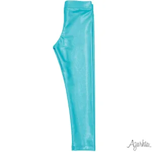 Azarhia Shimmer Leggings Turquoise