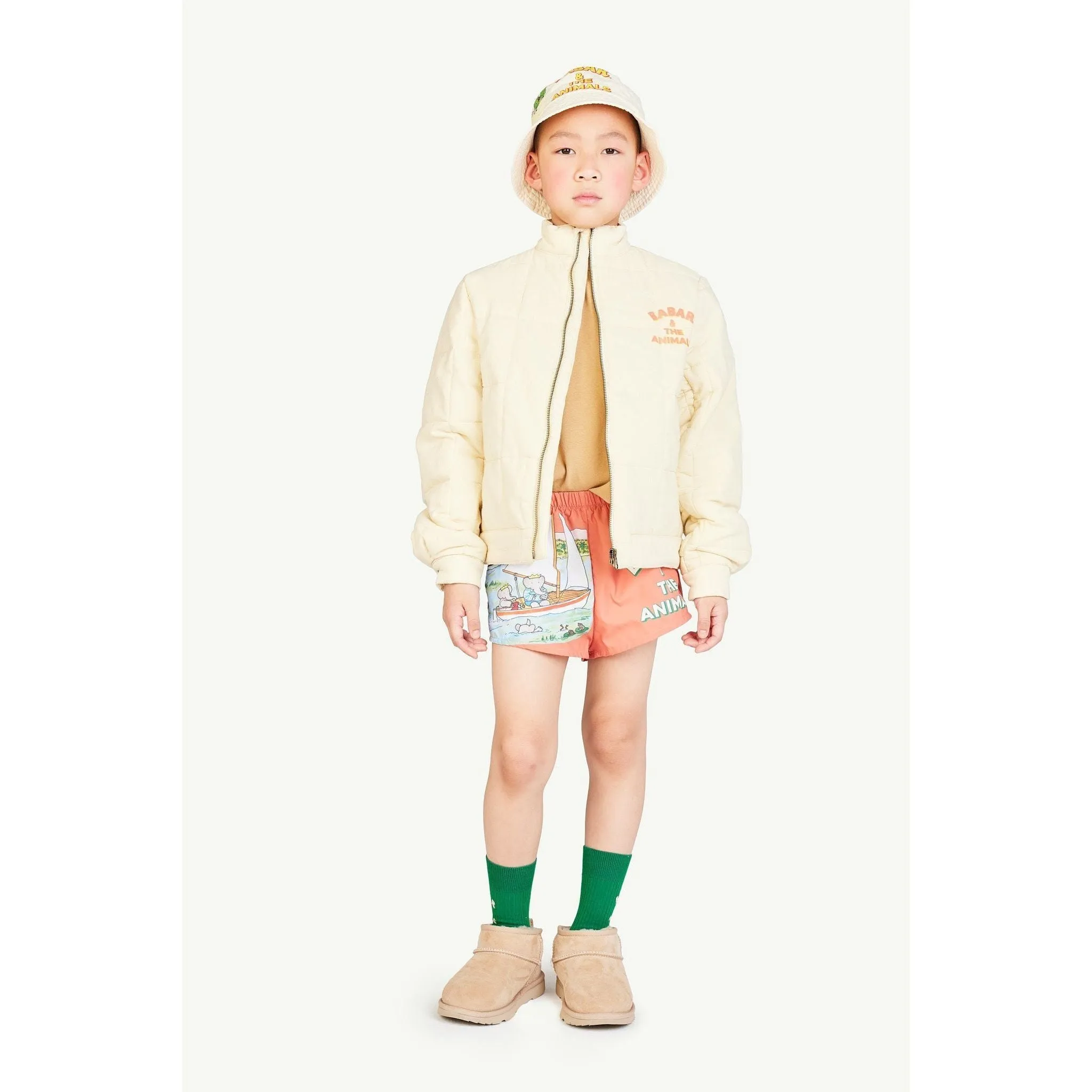 Babar Puppy Kids Swimsuit - Elephant Boat